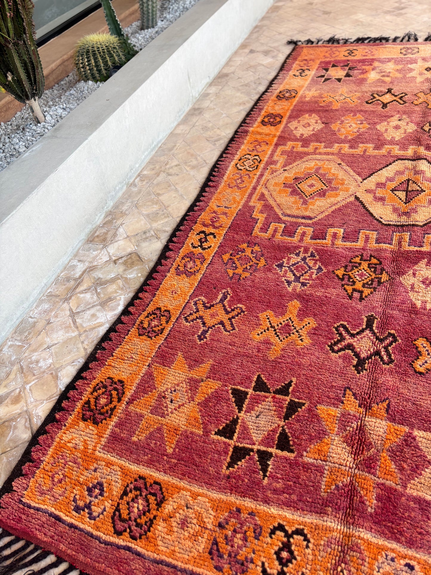 Vintage Moroccan Rug