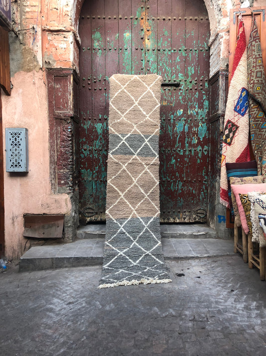 Walter Beni Ourain Vintage Moroccan Rug Runner