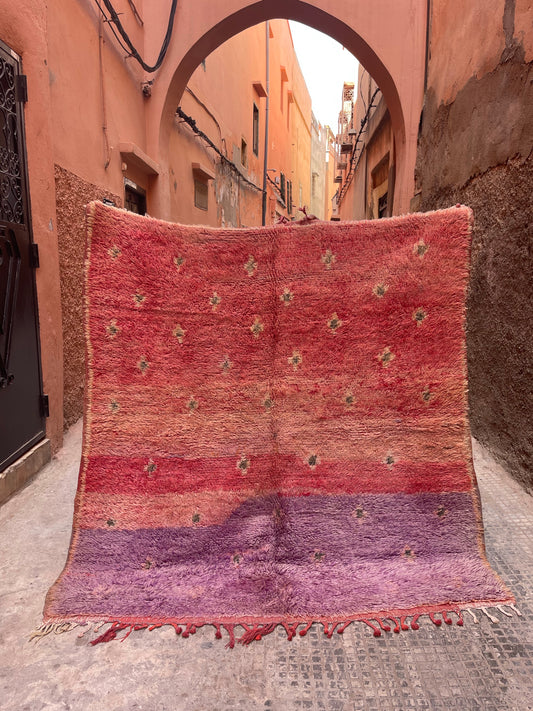 Flower Boujaad Moroccan Rug