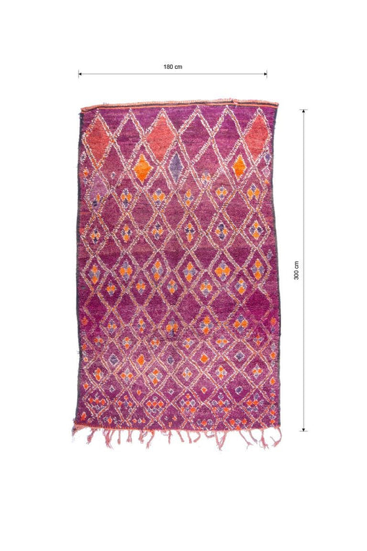 Zia Boujaad Vintage Moroccan Rug